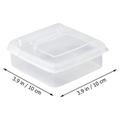 ATriss Slice Cheese Container Cheese Box for Fridge Slice Cheese Container Slice Ham Sausage Cheese Box Keeps Food Fresher