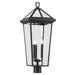 3 Light Outdoor Post Lantern in Traditional Style-28.75 inches Tall and 11.5 inches Wide-Olde Bronze Finish Bailey Street Home 147-Bel-5089235