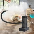 Portable Food Smoker Wood Smoke infuser Kit Cocktail Smoke Infuser Kitchen Food Smoker Cold Smoke for Foods and Drinks Wood Chips Includedï¼ˆBlackï¼‰