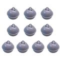 Trayknick Colorful Bell Charms Bell Charms for Bracelets Versatile Metal Bell Charms 10pcs Christmas Bells Assortment Kit for Colorful Bell for Party