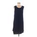 Kenneth Cole New York Casual Dress - Shift: Blue Dresses - Women's Size Medium