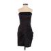 Jessica McClintock Cocktail Dress: Black Dresses - Women's Size 4 Petite