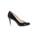 Ted Baker London Heels: Slip On Stilleto Classic Black Solid Shoes - Women's Size 40 - Almond Toe
