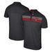 Men's Colosseum Black Texas Tech Red Raiders Langmore Polo