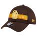 Men's New Era Brown San Diego Padres Spring Training Digi 39THIRTY Flex Hat