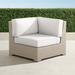 Palermo Corner Chair with Cushions in Dove Finish - Rain Moss - Frontgate