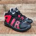 Nike Shoes | Nike Air More Uptempo Size 10c Black Red Bred Ps Grade School Dm0020-001 Sneaker | Color: Black/Red | Size: 10b