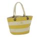 Burberry Bags | Burberry Blue Label Tote Bag Canvas Yellow Auth Bs10173 | Color: Yellow | Size: W9.1 X H8.3 X D6.3inch