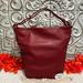 Coach Bags | Authentic Coach Vintage Leather Convertible Red Bucket Bag 9151 Euc! | Color: Red | Size: Os