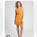 Athleta Dresses | Athleta Delta Dress Yellow Sleeveless Bodycon Mini | Color: Yellow | Size: L