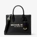 Michael Kors Bags | Michael Kors Mirella Small Pebbled Leather Crossbody Bag Color Black Combo Nwt | Color: Black/White | Size: Small