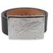 Louis Vuitton Accessories | Louis Vuitton Belt Silver Buckle | Color: Black | Size: Size: 34 Inches