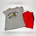 Disney Matching Sets | Disney Star Wars 12m Short Sleeve Graphic Tee & Shorts Set | Color: Gray/Red | Size: 12mb