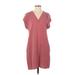 Gap Casual Dress - Shift: Red Marled Dresses - Women's Size Small