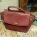 Kate Spade New York Bags | Kate Spade Rn 0102760 Maroon Medium Satchel Handbag W/ Crossbody Strap | Color: Red | Size: Os