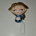 Disney Toys | Belle Beauty & Beast Disney Princess Just Play Stuffed Toy Small 3.5" Blue Dress | Color: Blue/White | Size: 3.5"