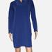 Athleta Dresses | Athleta Soft Tech Wool Blend Fleece Dress | Color: Blue/Purple | Size: S