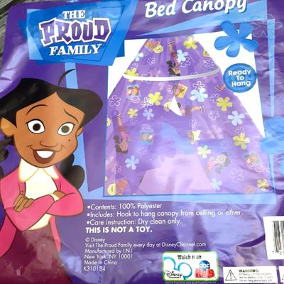 Disney Other | Kid's Disney The Proud Family Bed Canopy | Color: Purple | Size: Osg