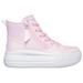 Skechers Girl's Hyperlift Boots | Size 13.5 | Light Pink | Textile | Machine Washable