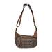 Coach Bags | Coach Jacquard Logo Zip Top Baguette Convertible Shoulder Bag Brown | Color: Brown/Tan | Size: Os