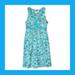 Athleta Dresses | Athleta Paisley Print V Neck Sport Dress S | Color: Blue/Green | Size: S