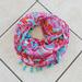 Lilly Pulitzer Accessories | Lilly Pulitzer Infiniti Loop Scarf Tassels Pink Blue Os | Color: Blue/Pink | Size: Os