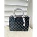 Michael Kors Bags | Nwt Michael Kors Leather Mercer Stud Grommet Large Tote Bag Black Handbag $398 | Color: Black/Silver | Size: Os