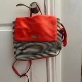 Kate Spade Bags | Kate Spade Leather Canvas Backpack | Color: Red | Size: Os
