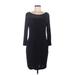 RACHEL Rachel Roy Casual Dress - Sheath: Black Solid Dresses - Women's Size Medium