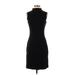 B. Moss Casual Dress - Sheath: Black Solid Dresses - Women's Size Small