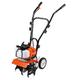 VEVOR Tiller Cultivator Gas Powered, 43CC 2-Stroke Garden Cultivator, Tiller with 4 Steel Adjustable Front Tines for Lawn, Garden and Field Soil Cultivation