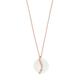 Skagen Women's Sofie Sea Glass White Organic-Shaped Pendant Necklace, SKJ1813791