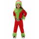 SATCOP Halloween Kids Green Hair Monster Jumpsuit Boys Santa Claus Costume Girl Christmas Outfit Party Child Cosplay Monster Clothing