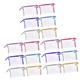 POPETPOP 18 Pcs Waterproof Transparent Bag Travel Toiletries Bag Cosmetics Bag Toiletry Bag Clear Travel Toiletry Bag Large Make up Bag Clear Bag Organizer Makeup Bag Bags PVC Miss