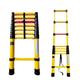 DameCo Professional Insulating Telescoping Ladder, 330lbs Capacity Portable Folding Fiberglass Extension Straight Ladders, for Home Roof Electrical Work (Size : 2.5m/8.2ft) interesting