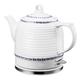 Electric Kettle blue and white porcelain Removable Base Boil Dry Protection （Simple） Boils Water Fast for Tea Coffee Soup Oatmeal 1.2L interesting