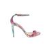 Steve Madden Heels: Pink Shoes - Women's Size 8 - Open Toe
