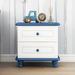 Charlton Home® Deionna Nightstand Wood in Blue | 19.5 H x 19.7 W x 15.7 D in | Wayfair 10D8C0A086AC43D584444CB8C6798C87