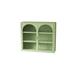 Latitude Run® 27.56"Glass Doors Modern Two-Door Wall Cabinet w/ Featuring Three-Tier Storage For Entryway Living Room Bathroom Dining Room | Wayfair