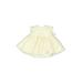 Mademoiselle Charlotte Dress - Fit & Flare: Ivory Solid Skirts & Dresses - Size 12 Month