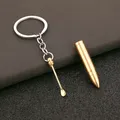 Porte-clés créatif unisexe en forme de gourde porte-clés cuillère d'oreille décor de sac à dos