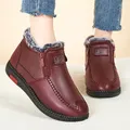 Bottes d'hiver chaudes pour femmes chaussures décontractées pour femmes bottes imperméables en