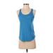 Nike Active Tank Top: Blue Activewear - Women's Size X-Small