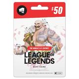 League of Legends Riot 50 Gift Card [Physical Card]