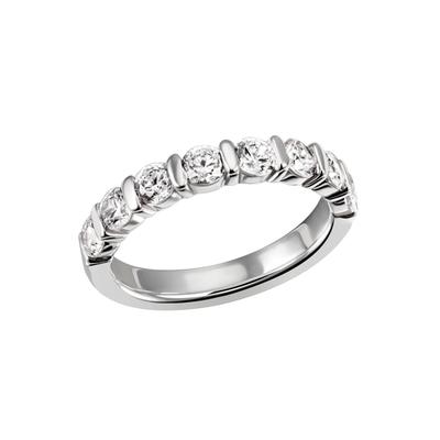 Fingerring FIRETTI "Schmuck Geschenk Silber 925 Silberring Ring Memoire-Optik glitzernd" Gr. 60, silber (silberfarben, kristallweiß, kristallweiß), Fingerringe, Damen, 60, Silber 925 (Sterlingsilber), 3,4mm, mit Zirkonia (synth.) Image
