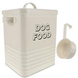 Pet Food Storage Bucket Puppy Dog Accessory Pet Food Dispenser Pet Food Container Cat Food Tin Pet Dry Food Bucket