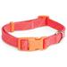 YOULY The Trailblazer Pink & Orange Rope Dog Collar Medium