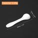 10Pcs 0.25g Teaspoon Micro Scoops Mini Measuring Spoons, White