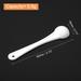 10Pcs 0.5g Teaspoon Micro Scoops Mini Measuring Spoons, White