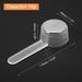 10Pcs Plastic Measuring Spoons Powder Scoops Spoon Table Spoon,15g/30ml Clear